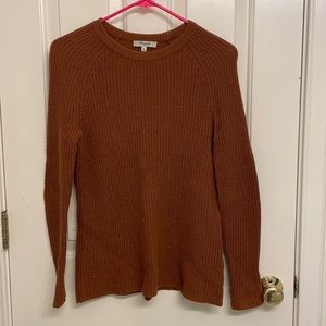 Burnt orange Madewell sweater